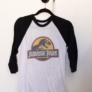 Jurassic Park Baseball Tee